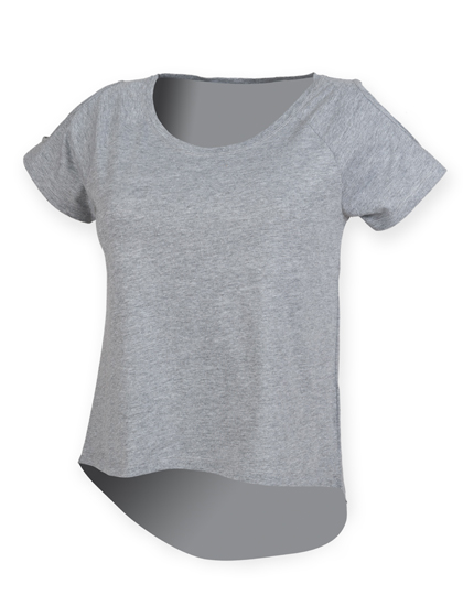 Women's Short Sleeve T-Shirt SF Women Women´s Drop Tail T Heather Grey