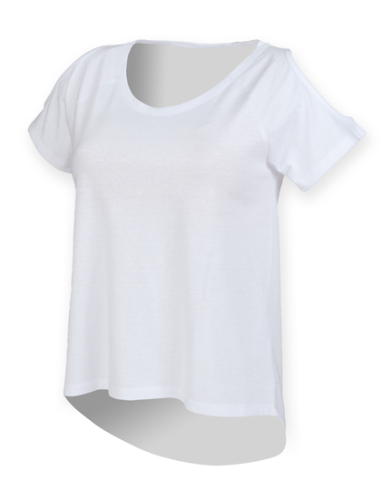Women's Short Sleeve T-Shirt SF Women Women´s Drop Tail T White