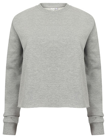 Classic Women's Sweatshirt SF Women Women´s Cropped Slounge Sweat Heather Grey