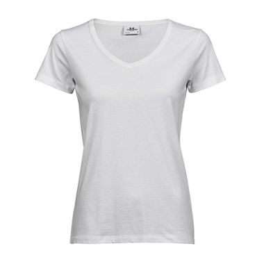 Kurzärmeliges T-Shirt für Frauen Tee Jays Women´s Luxury V-Neck Tee