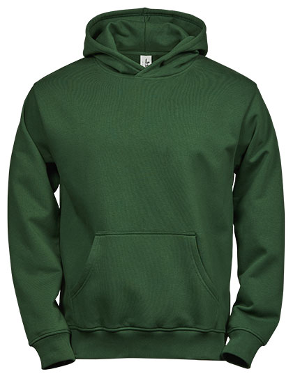 Classic Kid's Sweatshirt  Tee Jays Junior Power Hoodie Forest Green