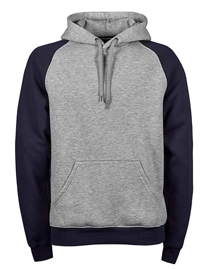 Men's Sweatshirt  Tee Jays Two-Tone Hooded Sweatshirt