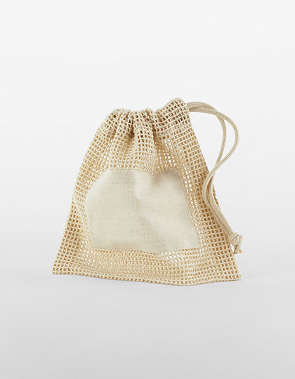 Taška Westford Mill Organic Cotton Mesh Sacks Natural