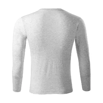 Progress LS Unisex T-Shirt - light gray melange