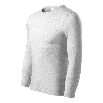 Progress LS Unisex T-Shirt - light gray melange