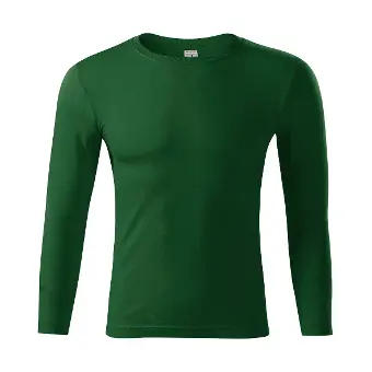 Progress LS triko unisex lahvově zelená