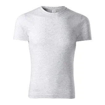 Peak tričko unisex světle šedý melír