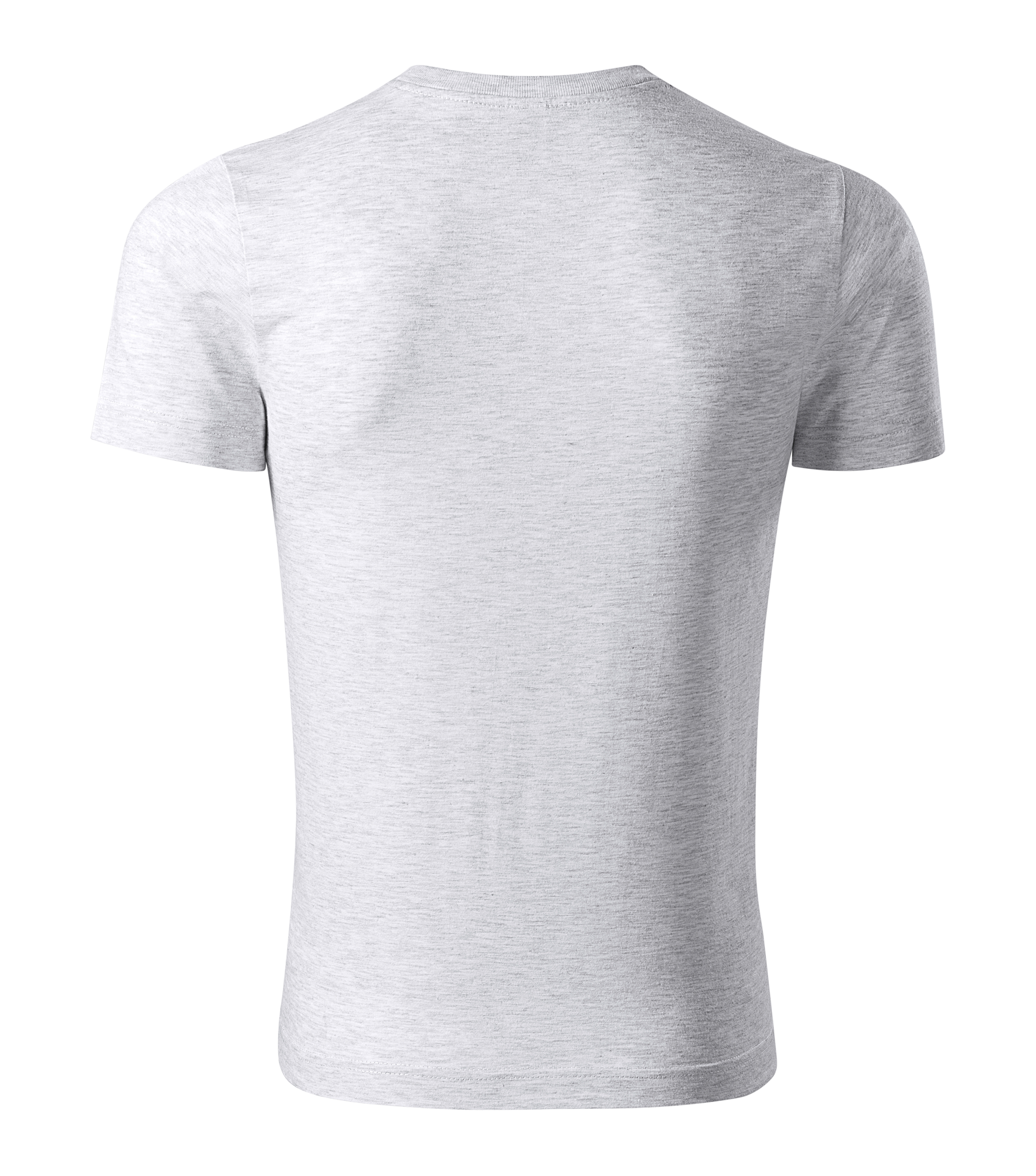 Peak tričko unisex světle šedý melír