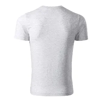 Peak tričko unisex světle šedý melír