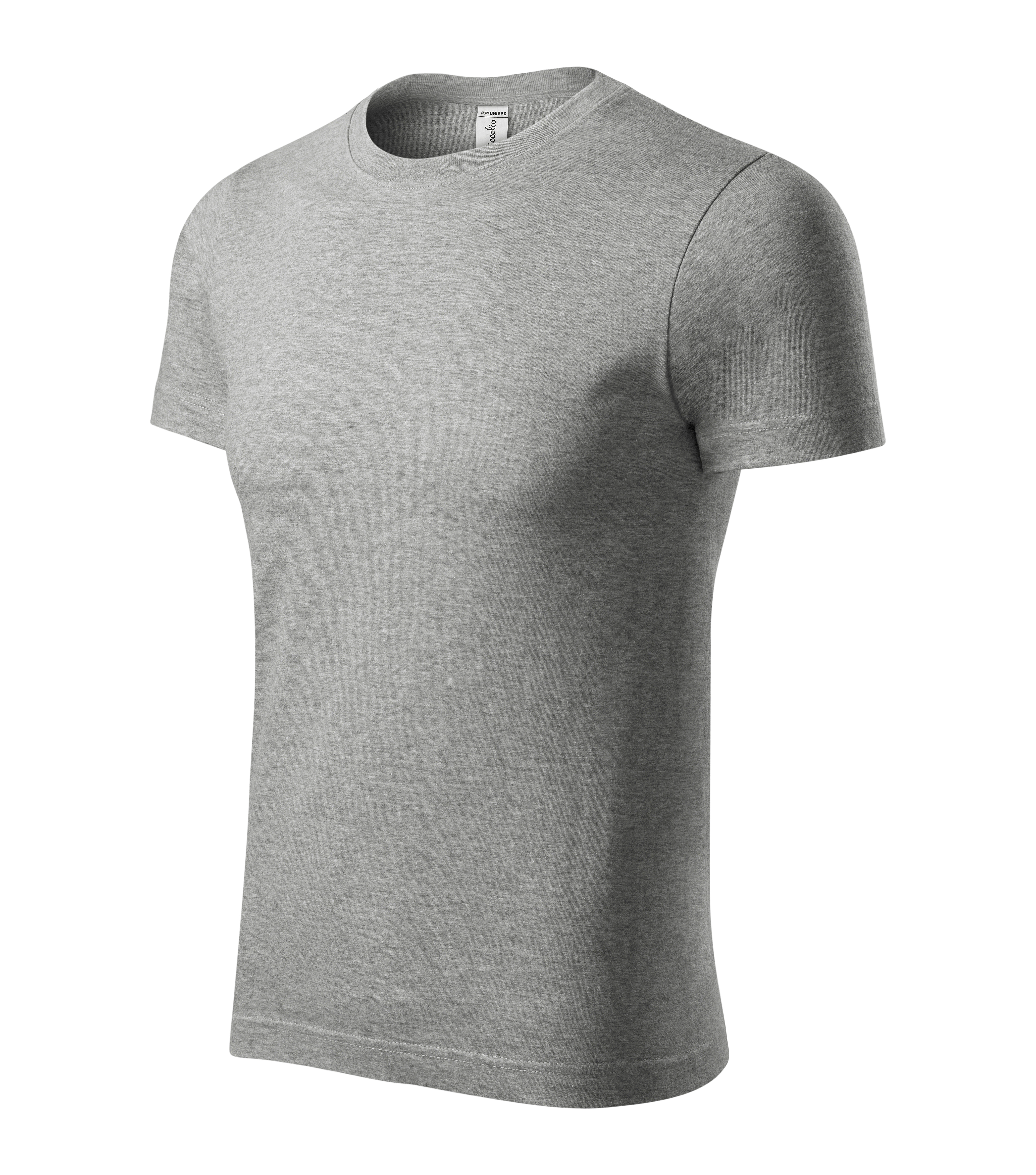 Peak tričko unisex tmavě šedý melír