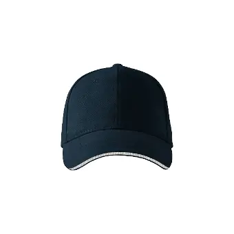Sandwich 6P Unisex Cap - navy blue, Adjustable