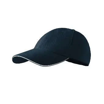 Sandwich 6P Unisex Cap - navy blue, Adjustable