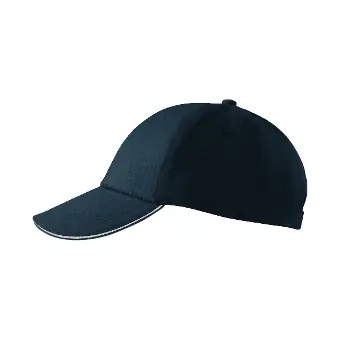 Sandwich 6P Unisex Cap - navy blue, Adjustable