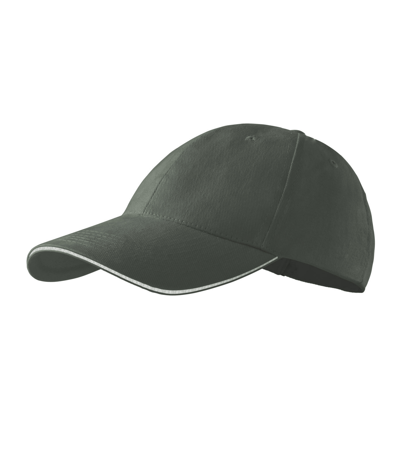 Sandwich 6P Unisex Cap - castor gray, Adjustable