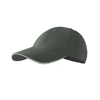 Sandwich 6P Unisex Cap - castor gray, Adjustable