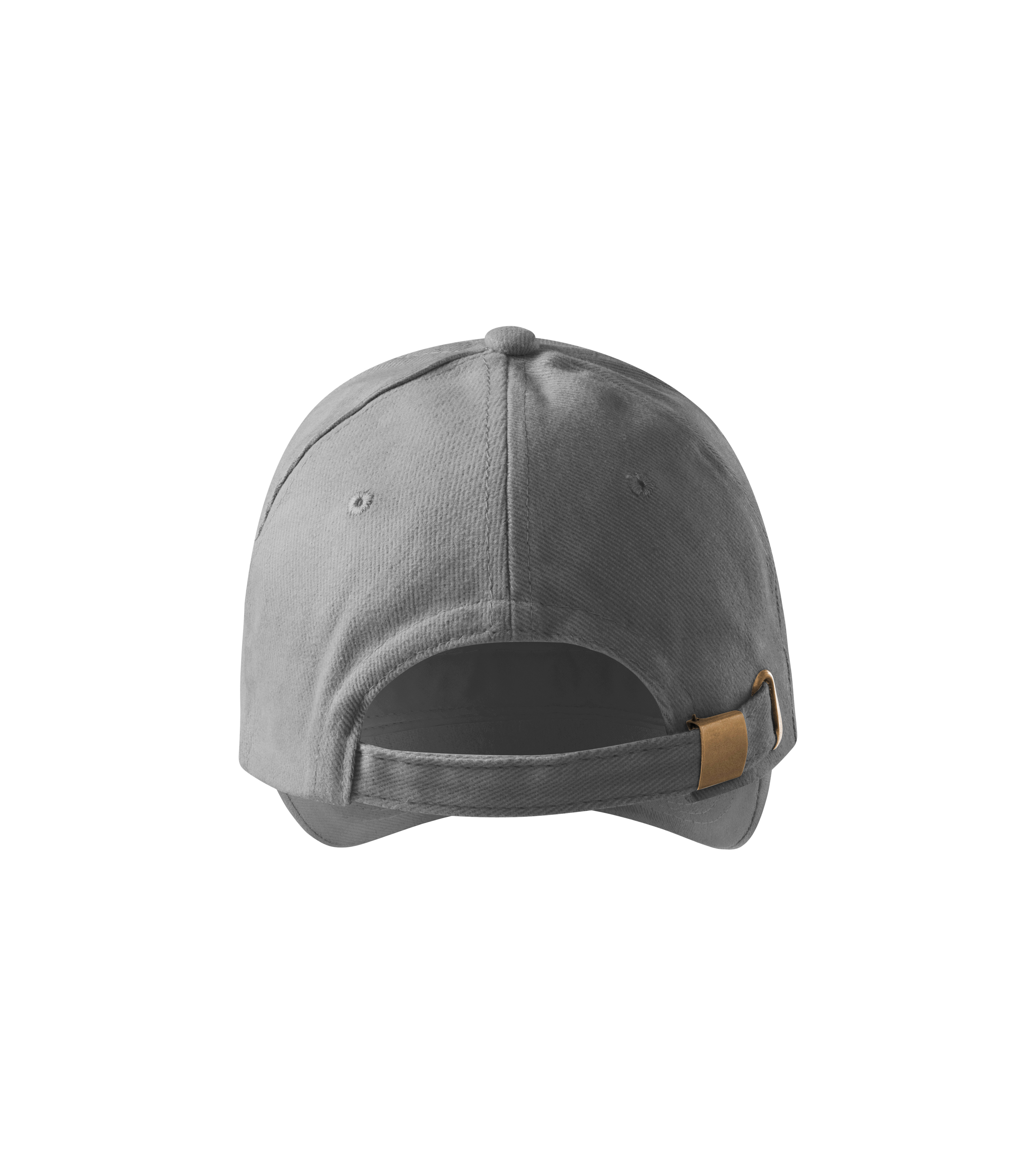 Sandwich 6P Unisex Cap - antique silver, Adjustable