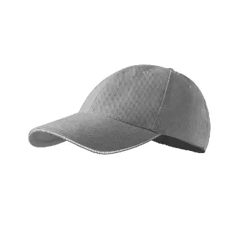 Sandwich 6P Unisex Cap - antique silver, Adjustable