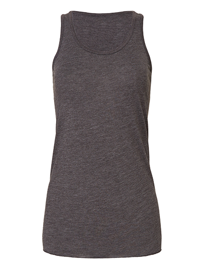 T-Shirt Bella Flowy Racerback Tank Top Dark Grey Heather