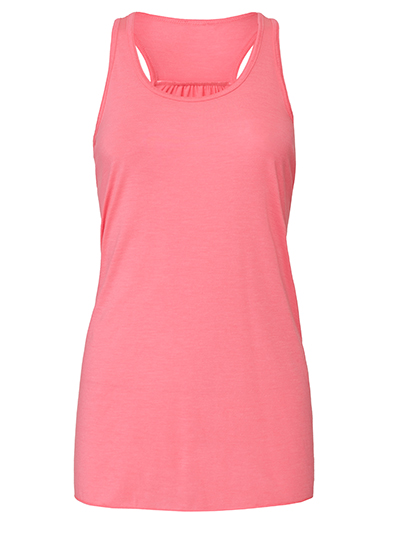 T-Shirt Bella Flowy Racerback Tank Top Neon Pink