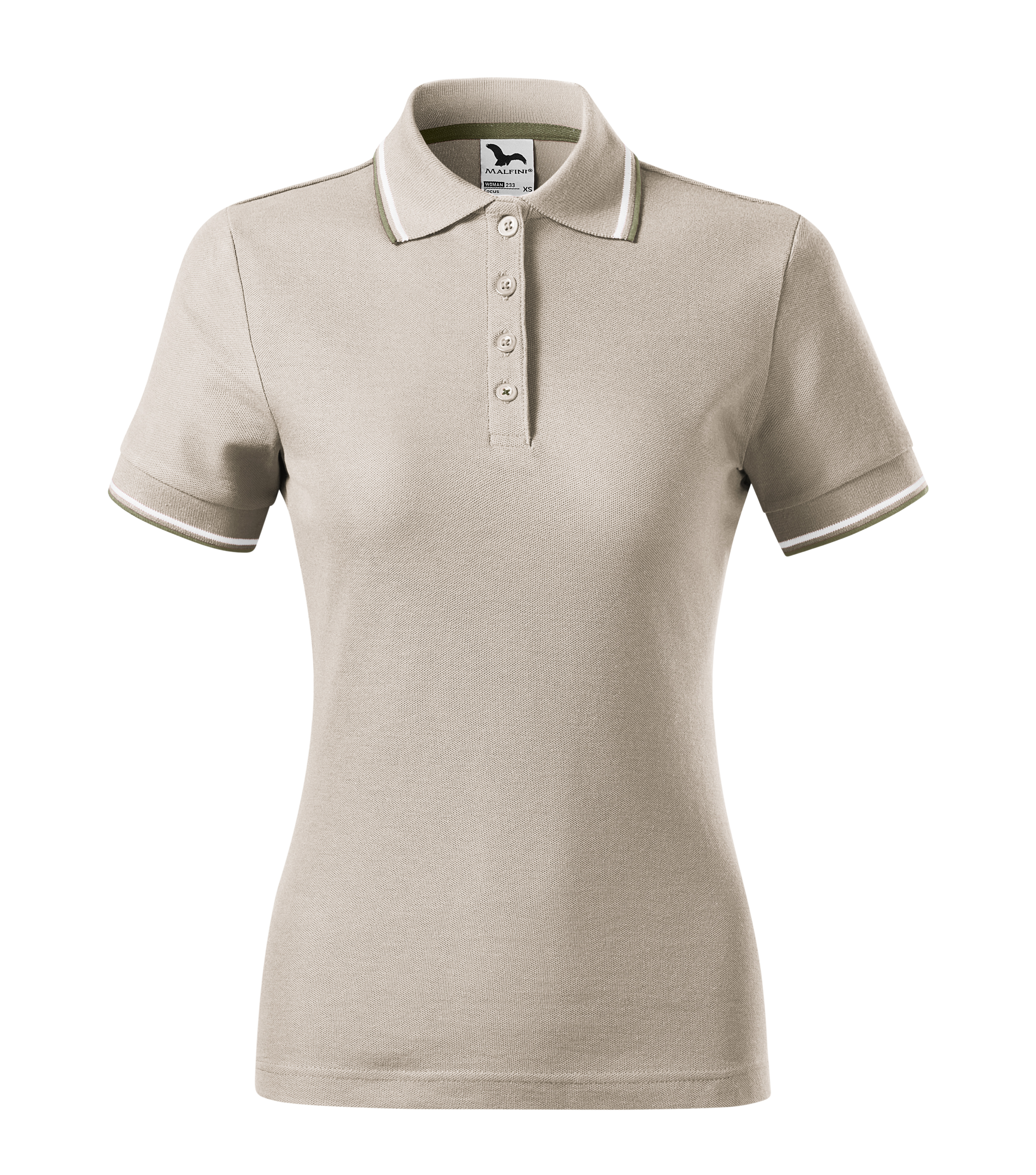 Focus Women's Polo Shirt - ice gray