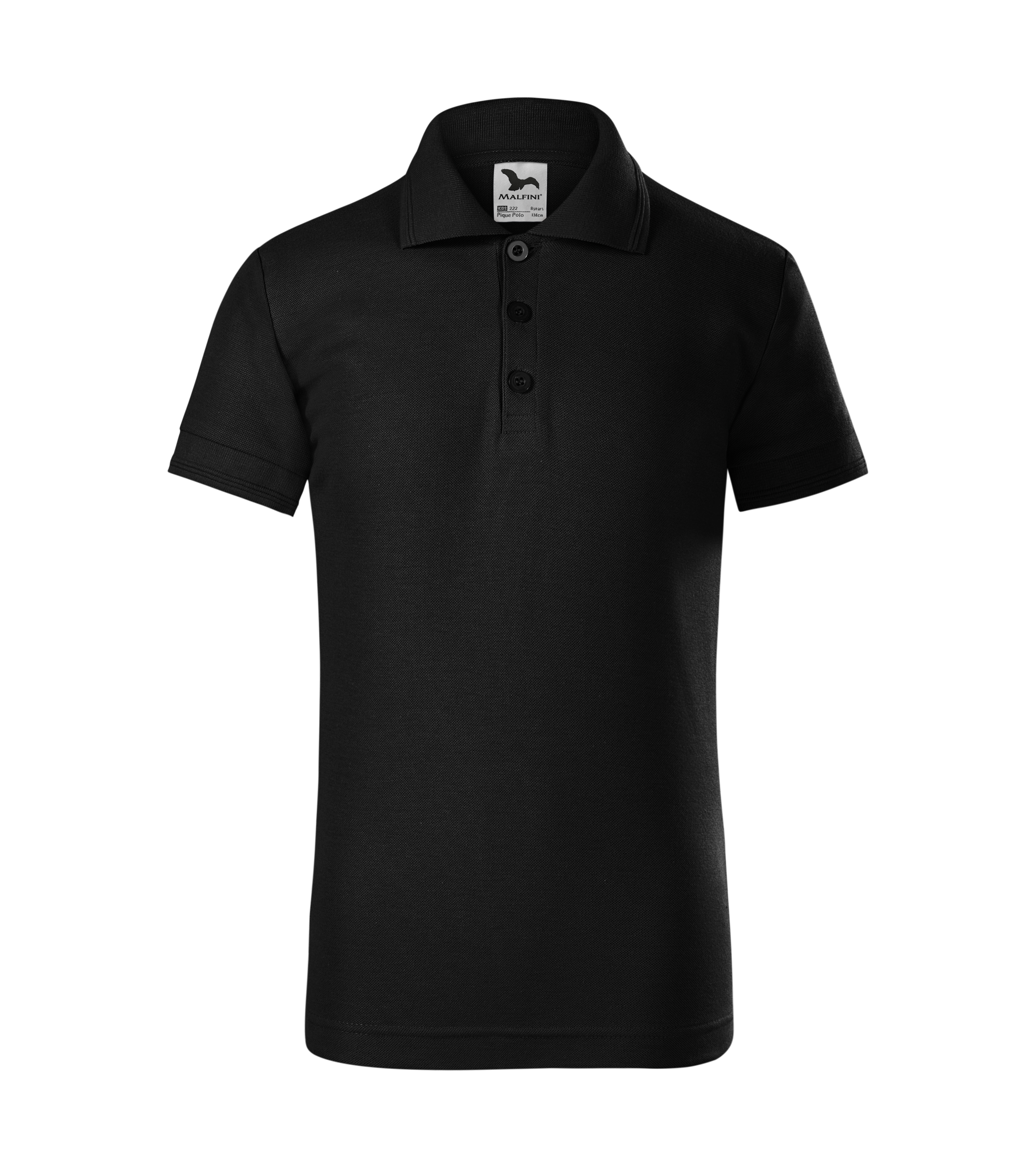 Pique Polo Kids' Polo Shirt - black, 4 Years