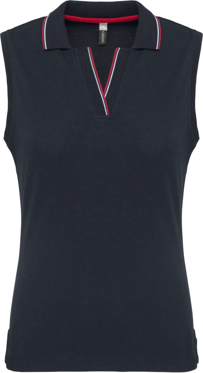 Dámská polokošile s krátkým rukávem Kariban SLEEVELESS POLO