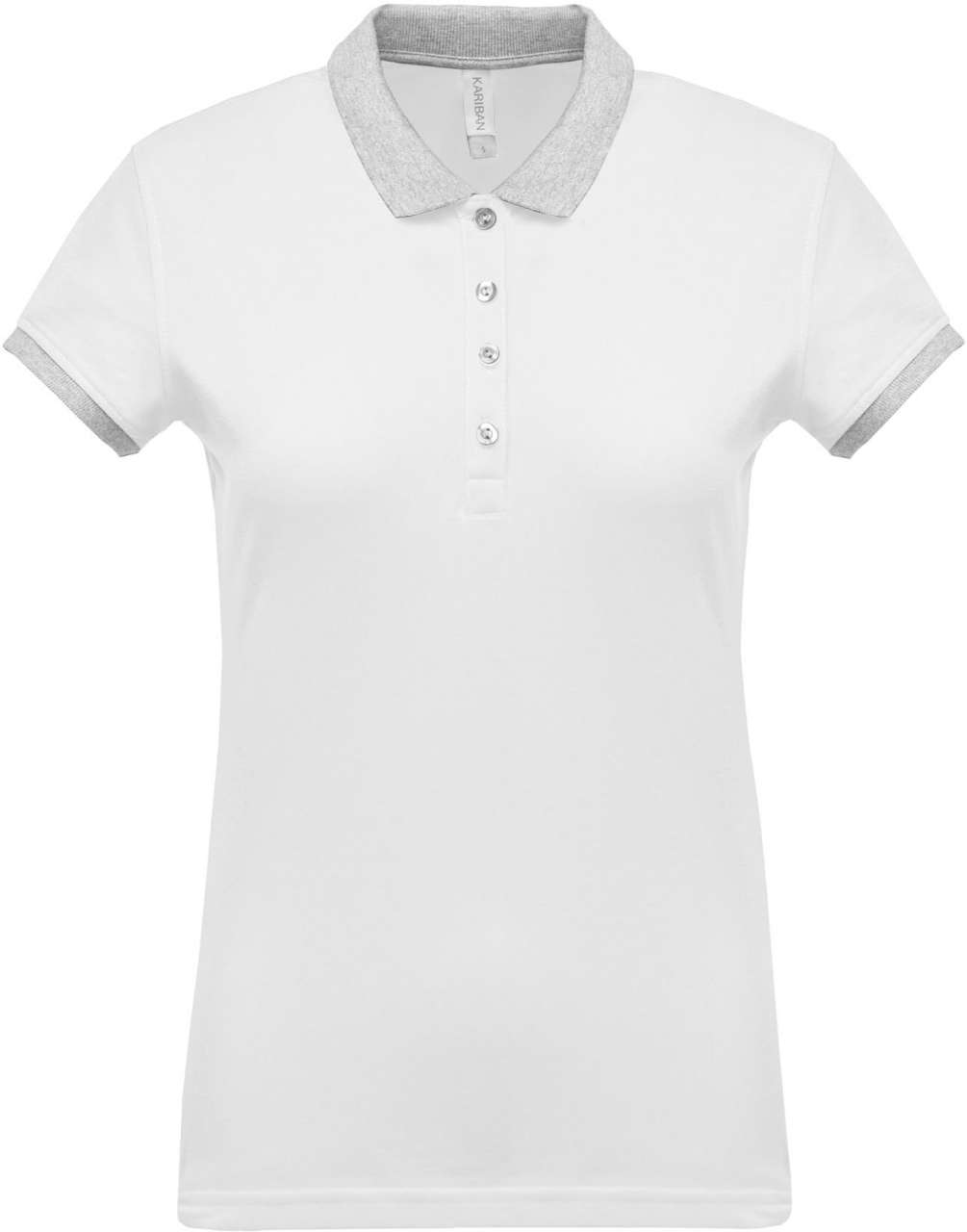 Dámská polokošile s krátkým rukávem Kariban TWO-TONE PIQUÉ POLO