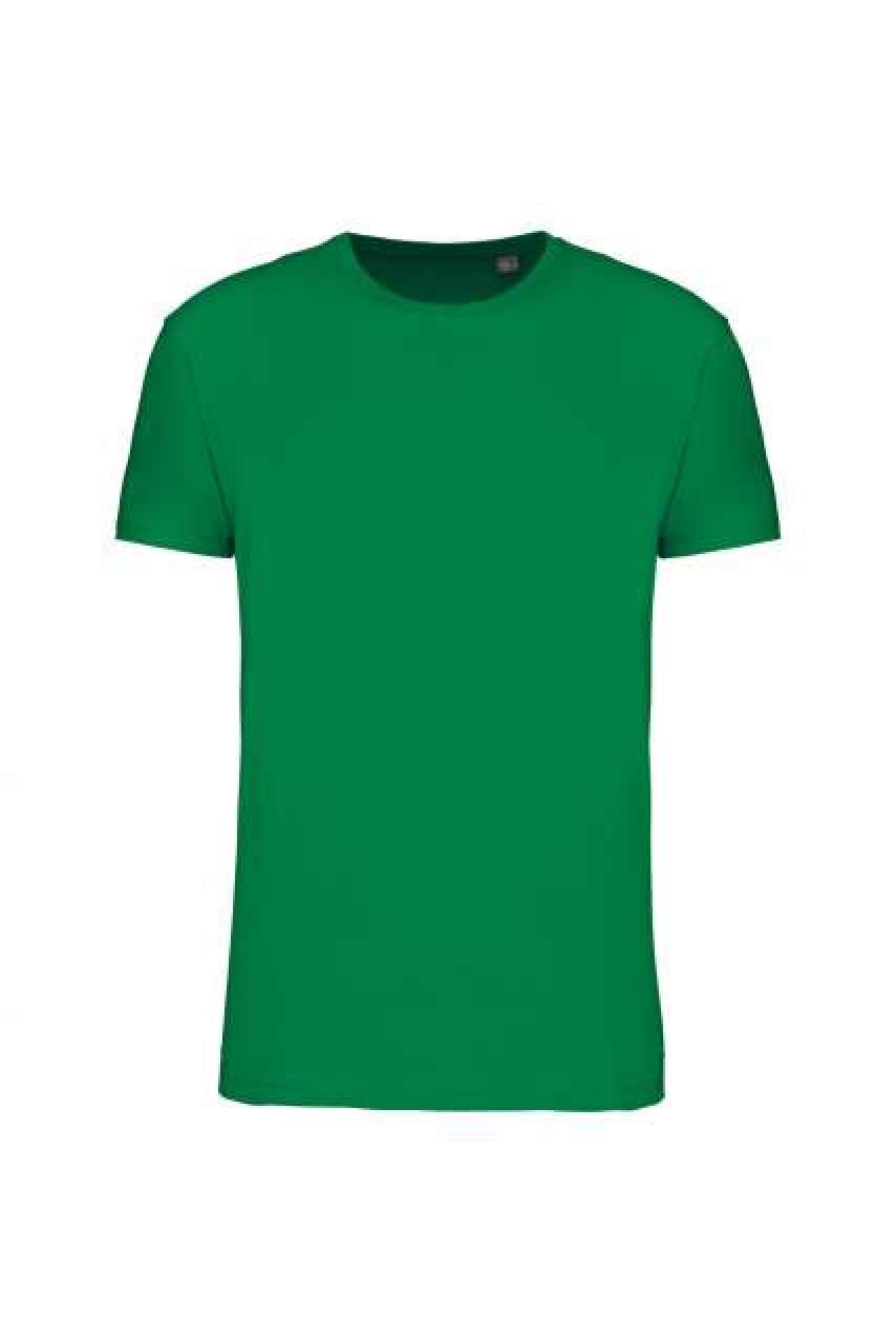 Pánské tričko s krátkým rukávem Kariban ORGANIC 190IC CREW NECK - kelly green,