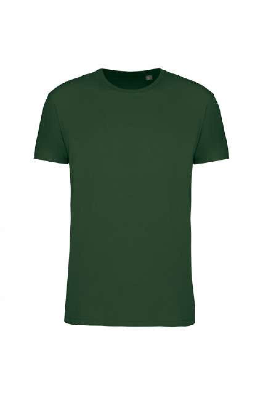 Pánské tričko s krátkým rukávem Kariban ORGANIC 190IC CREW NECK - forest green,