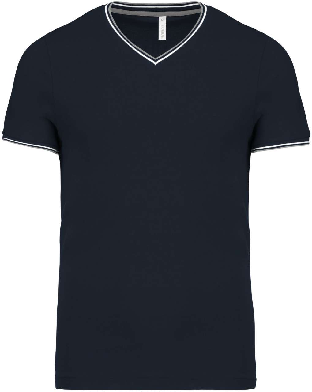 Pánské tričko s krátkým rukávem Kariban PIQUÉ KNIT V-NECK