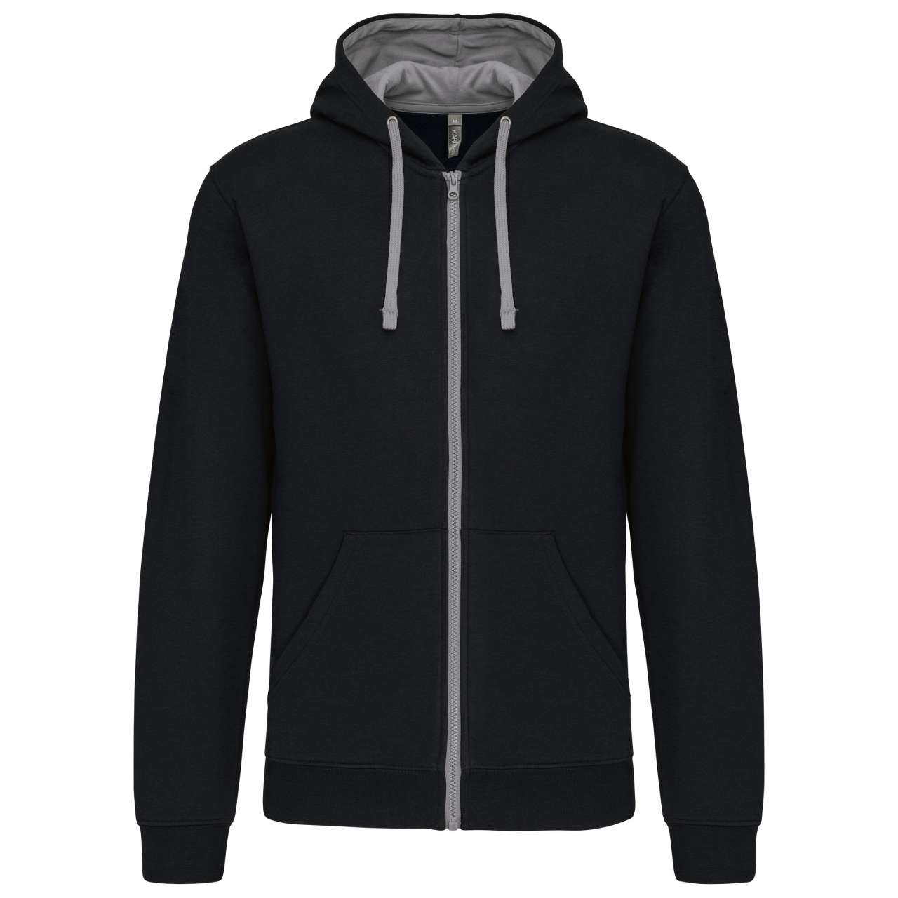 Pánská mikina Kariban CONTRAST HOODED FULL ZIP