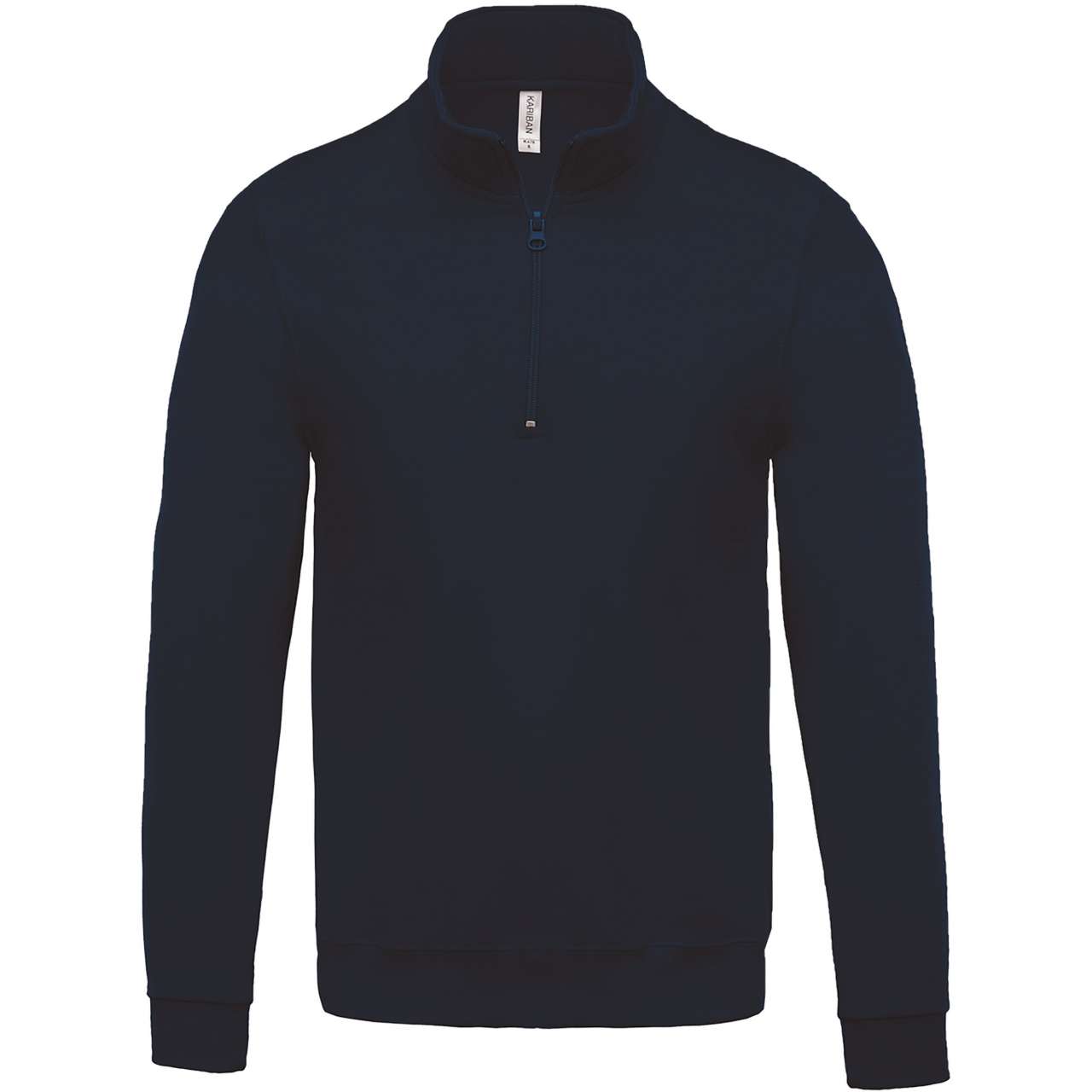 Pánská mikina Kariban ZIP NECK