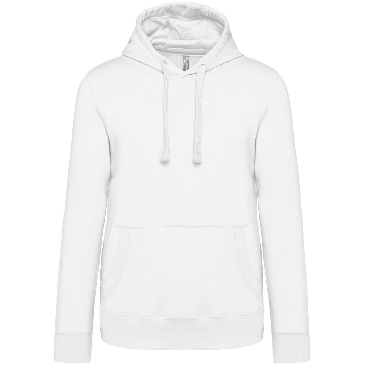 Pánská mikina Kariban HOODED - white,