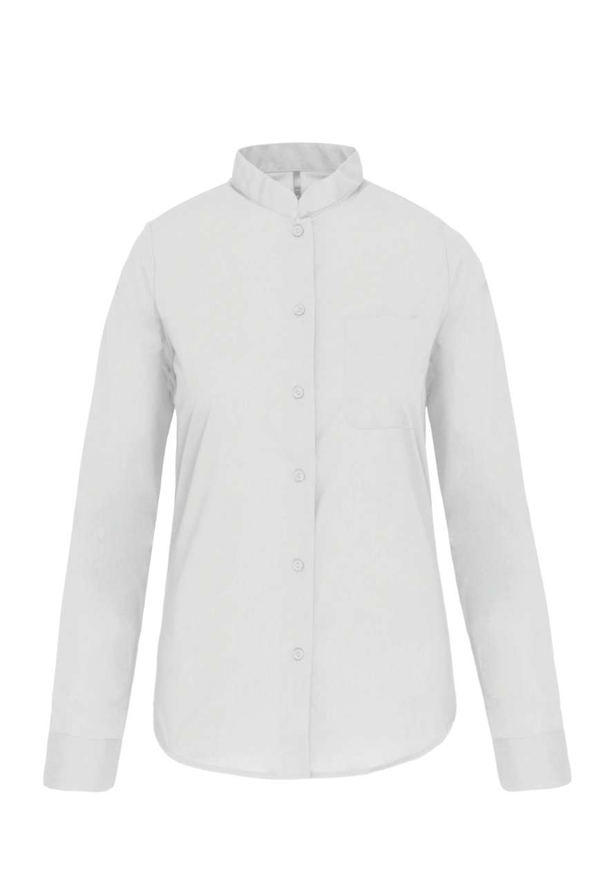 Dámská košile s dlouhým rukávem Kariban MANDARIN COLLAR
