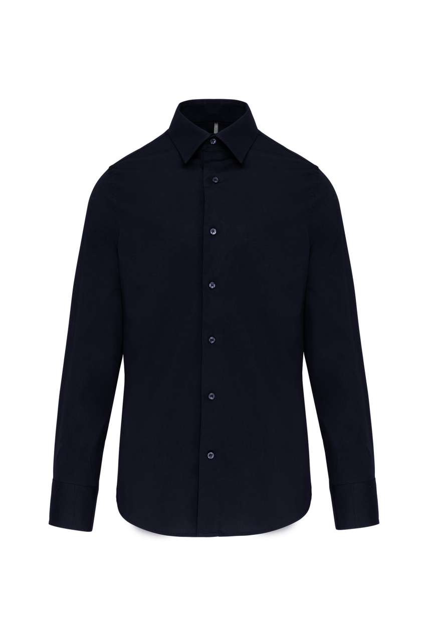 Pánská košile s dlouhým rukávem Kariban COTTON/ELASTANE