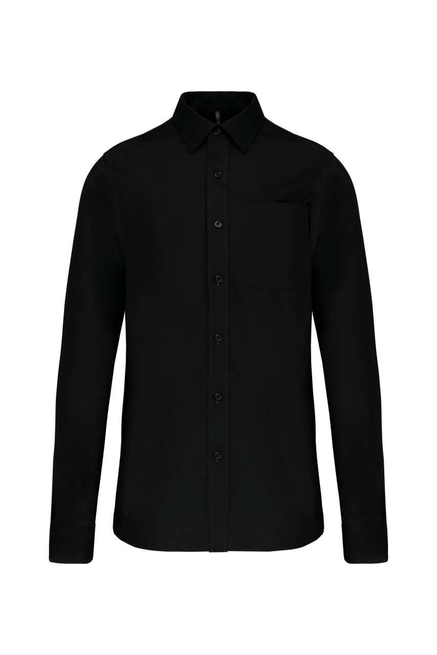 Pánská košile s dlouhým rukávem Kariban COTTON POPLIN