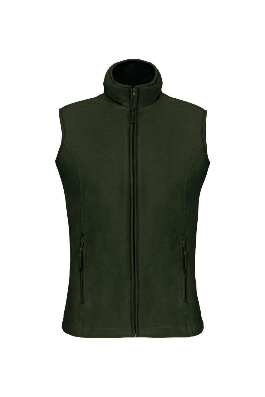 Dámská fleece vesta Kariban MELODIE - forest green,