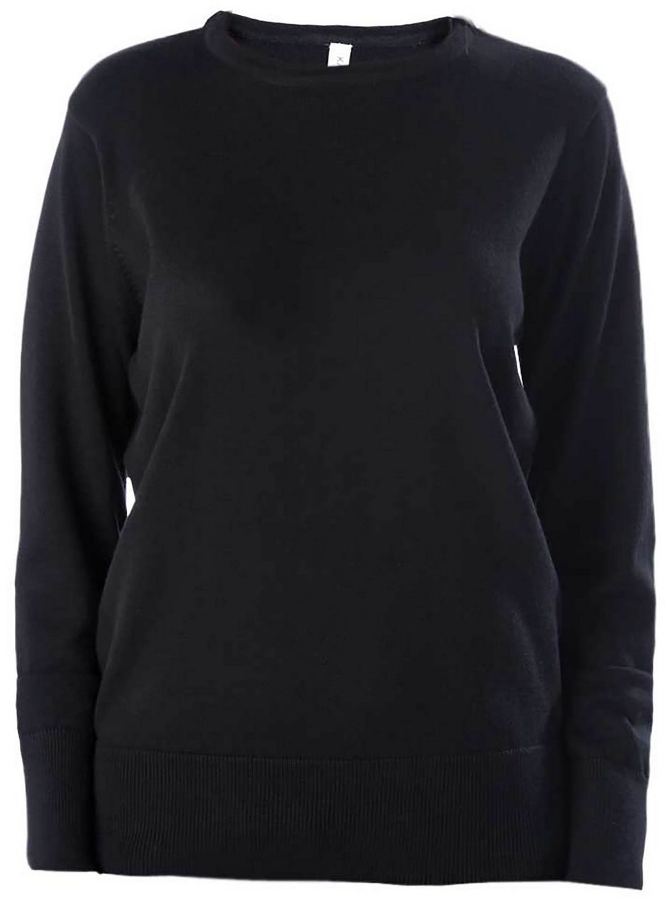 Dámský svetr Kariban CREW NECK JUMPER - black,