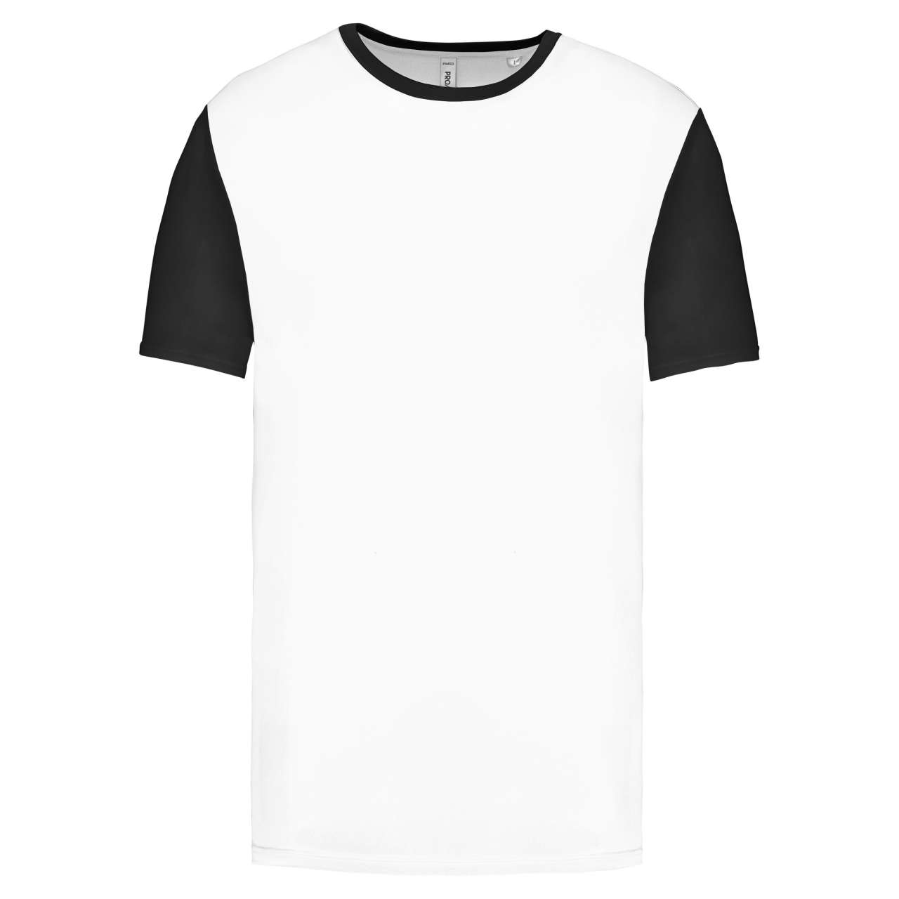 Pánské tričko s krátkým rukávem Proact BICOLOUR - white / dark royal blue,