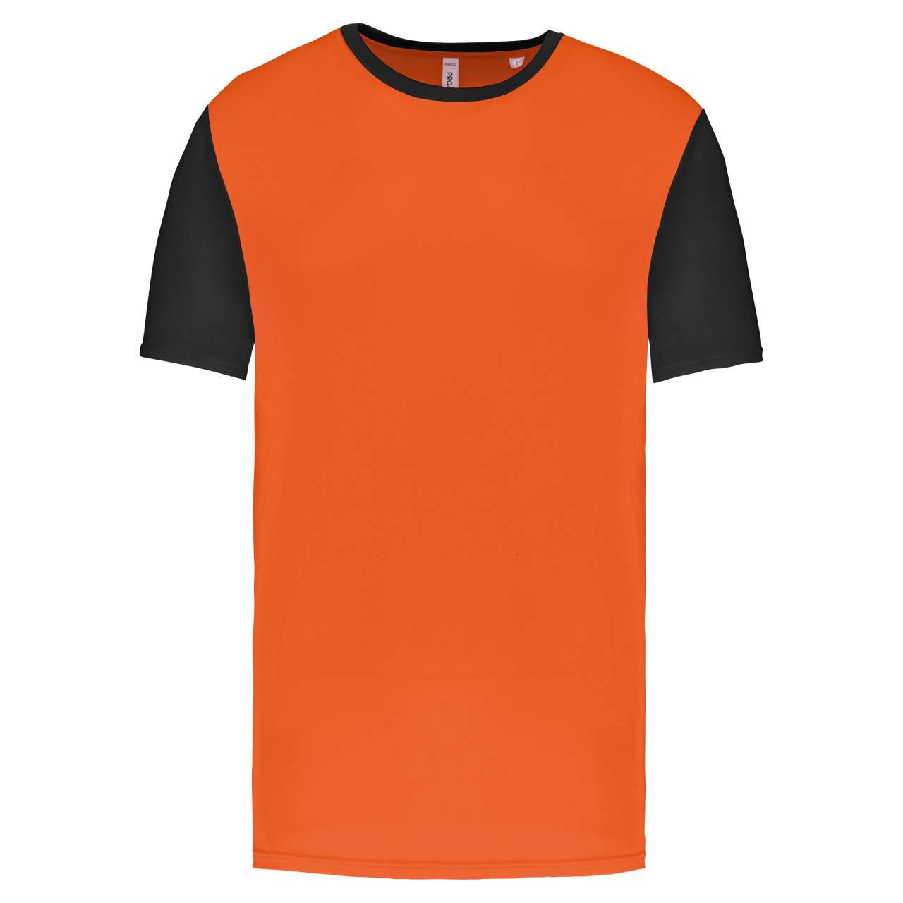 Pánské tričko s krátkým rukávem Proact BICOLOUR - orange / black,