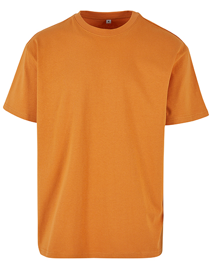 Short sleeve T-Shirt Build Your Brand Heavy Oversize Tee Forgotten Orange