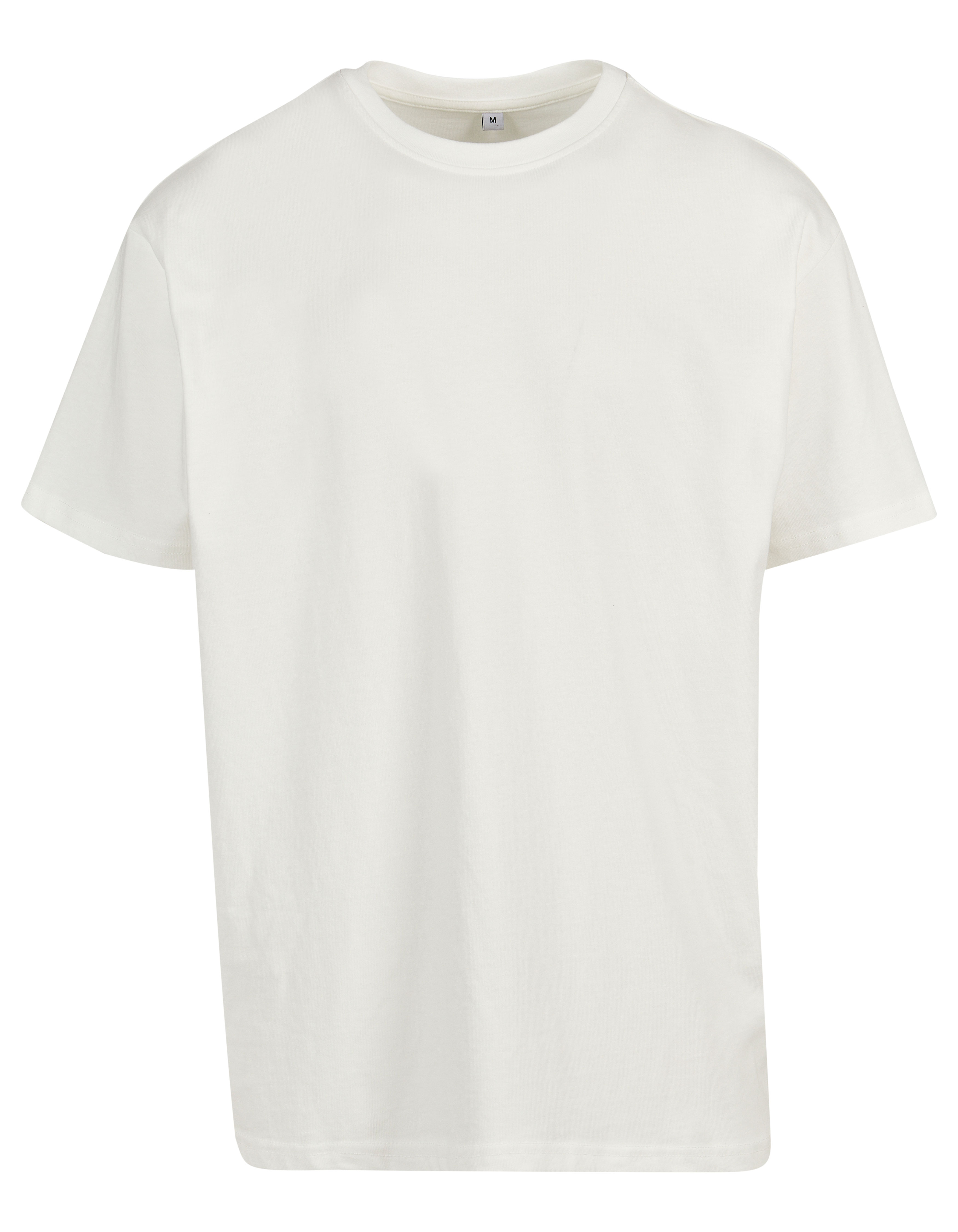 Short sleeve T-Shirt Build Your Brand Heavy Oversize Tee Blanc White