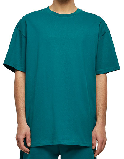 Short sleeve T-Shirt Build Your Brand Heavy Oversize Tee Retro Green