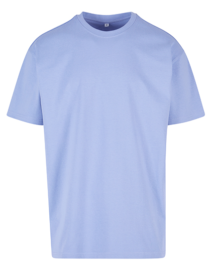 Short sleeve T-Shirt Build Your Brand Heavy Oversize Tee Viola Blue