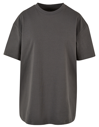 Women's Short Sleeve T-Shirt Build Your Brand Ladies´ Oversized Boyfriend Tee Dark Shadow