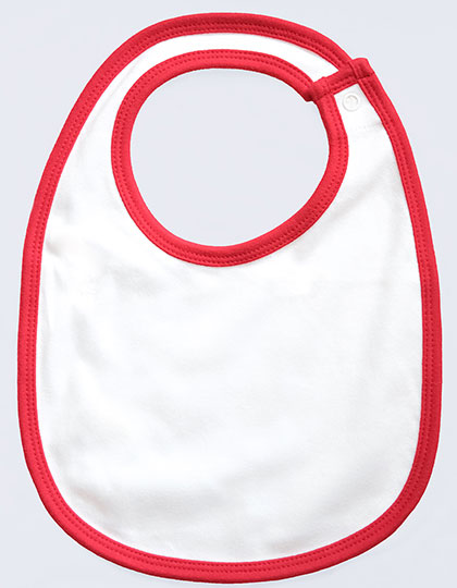 Dětský bryndák Babybugz BZ 59 - white/red, onesize