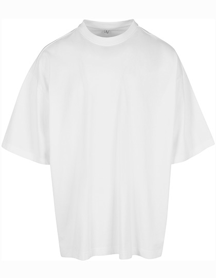 Short sleeve T-Shirt Build Your Brand Huge Tee White