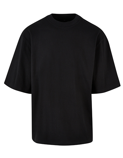 Short sleeve T-Shirt Build Your Brand Oversized Sleeve Tee Black
