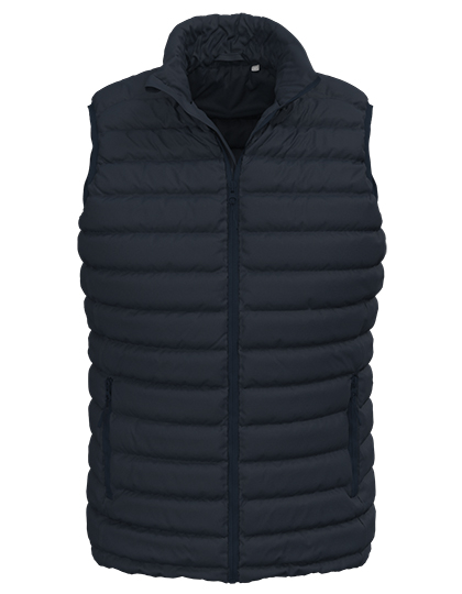 Pánská prošívaná vesta Stedman Padded Vest "Lux" Men - blue midnight,