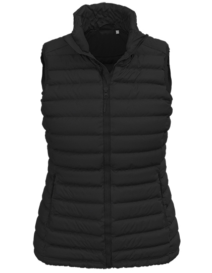 Dámská prošívaná vesta Stedman Padded Vest "Lux" Women - black opal,